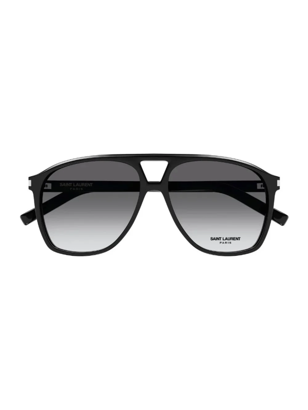 New Saint Laurent Women's Sunglasses Black Square Grey Lens Acetate Frame SL 596
